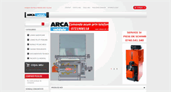Desktop Screenshot of centrale-arca.com.ro